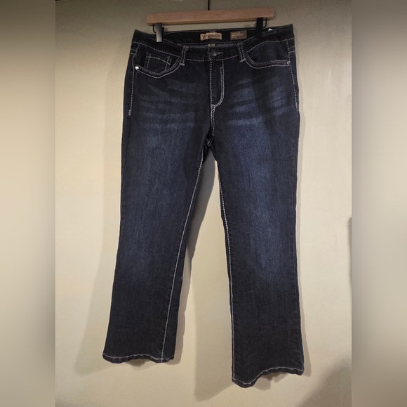 Nine West Denim - Nine West Indigo Boot Cut Jeans with Detailed Stitching